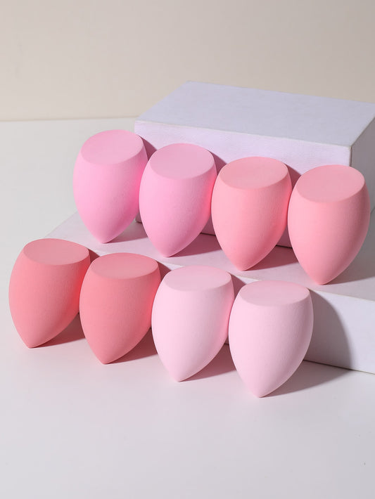 Set de 8 Esponjas de Maquillaje, Aptas para Crema y Polvo